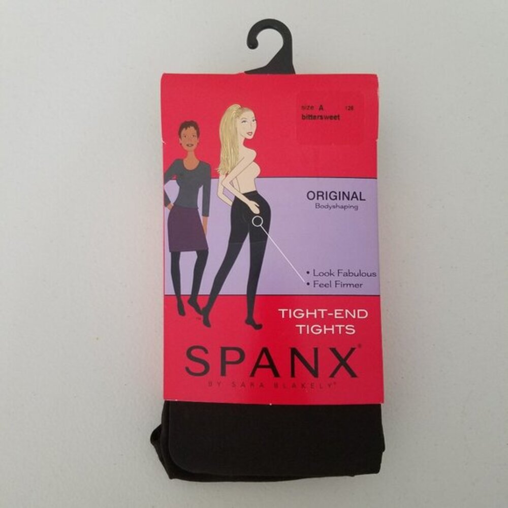 NWT SPANX by Sara Blakely Tight-End Tights Bodyshaping Bittersweet Size A